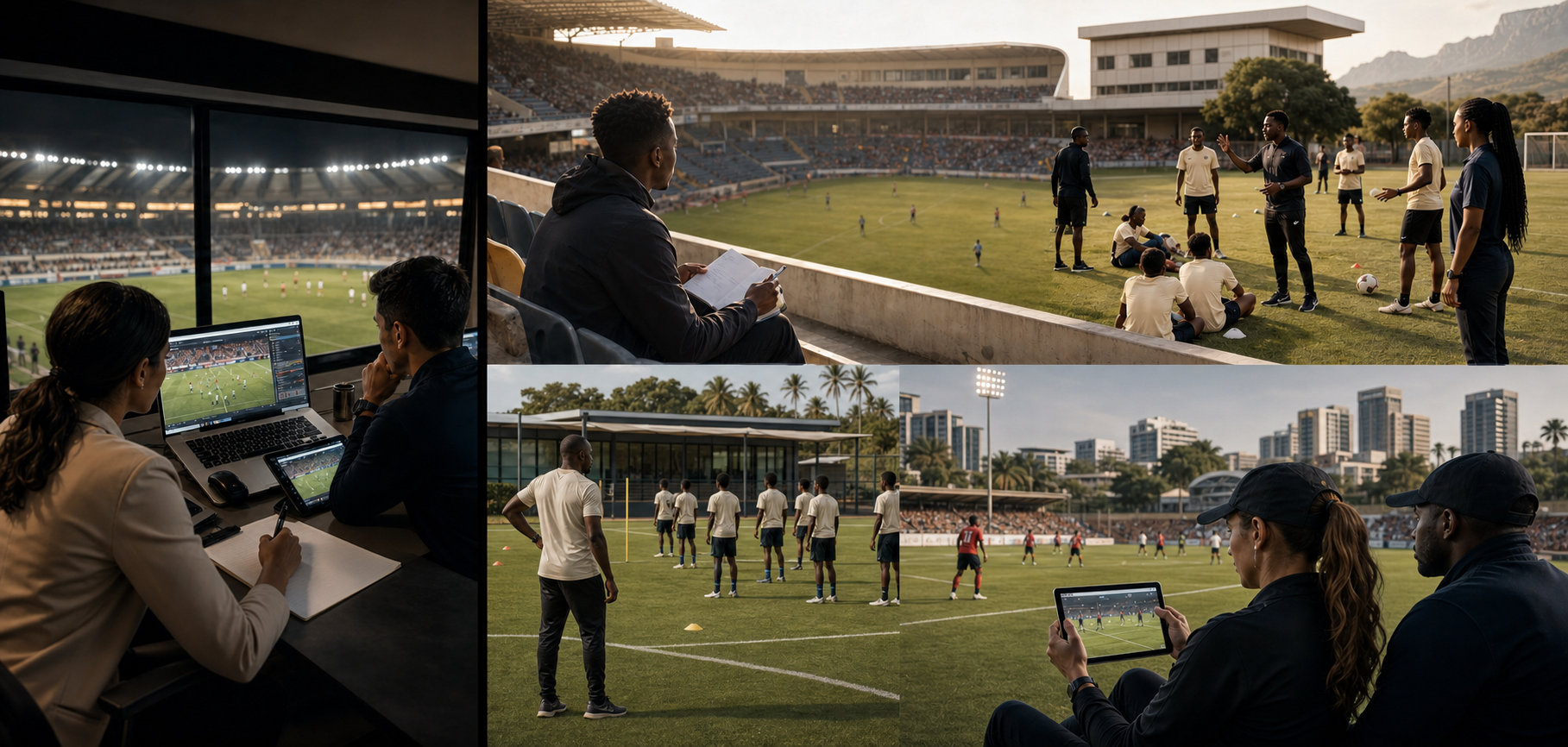 Coaches, scouts, analysts, academies and teams using football intelligence across varied African football environments